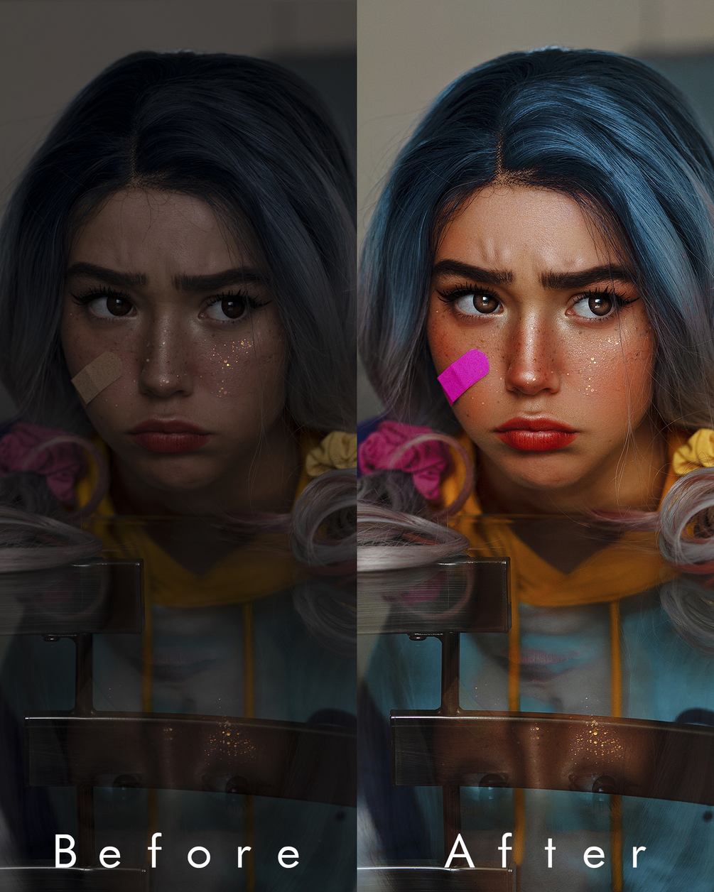 Khóa Học Chỉnh Sửa Ảnh Dành Cho Photoshop Trị Giá $120 - Geo’s Retouching Tutorial + Color Action Pack Bundle with BONUS