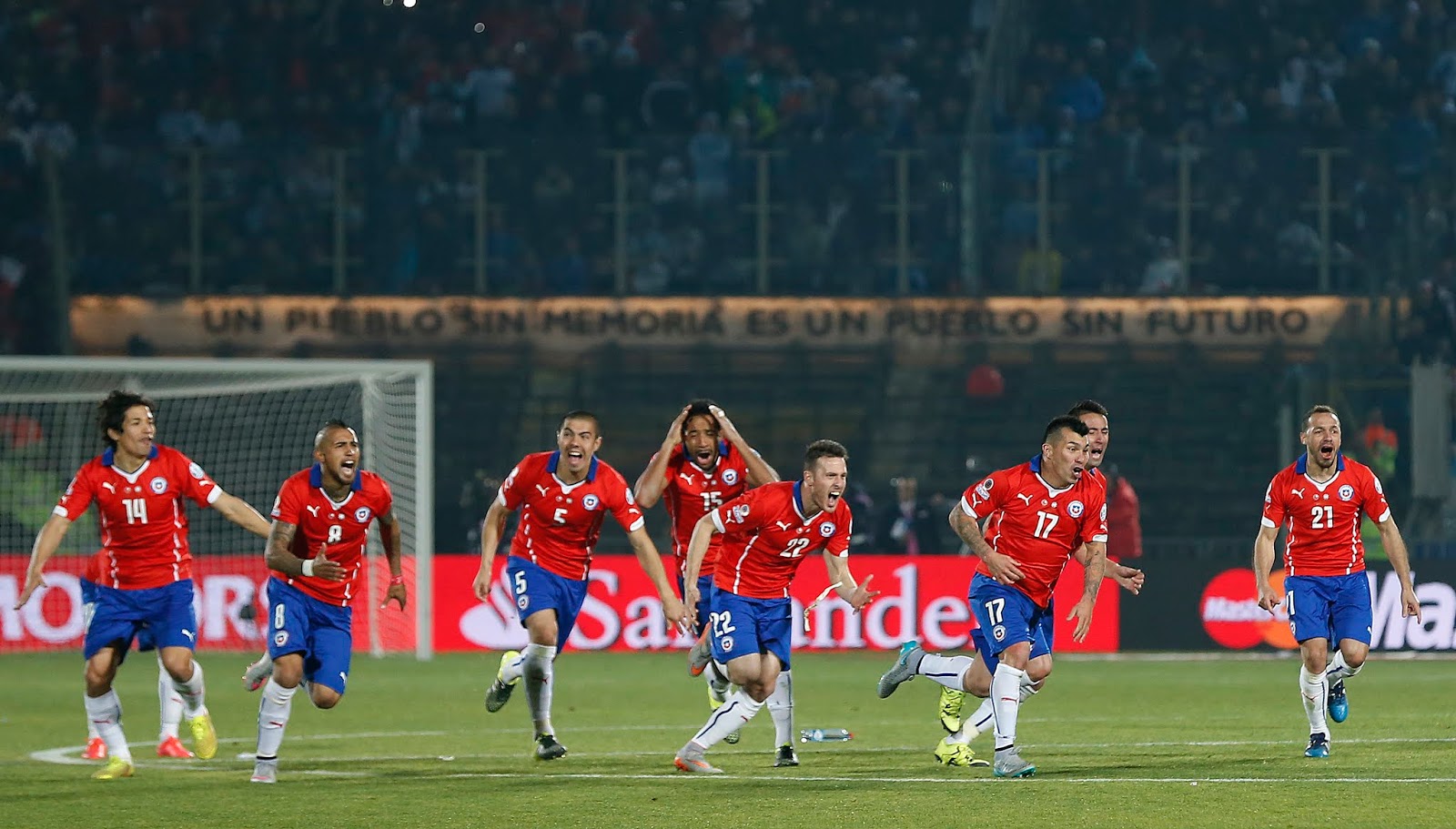 Partidos de la Roja: Mapa de sitio