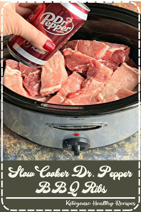 Slow Cooker Dr. Pepper BBQ Ribs Healthy Food Delicious