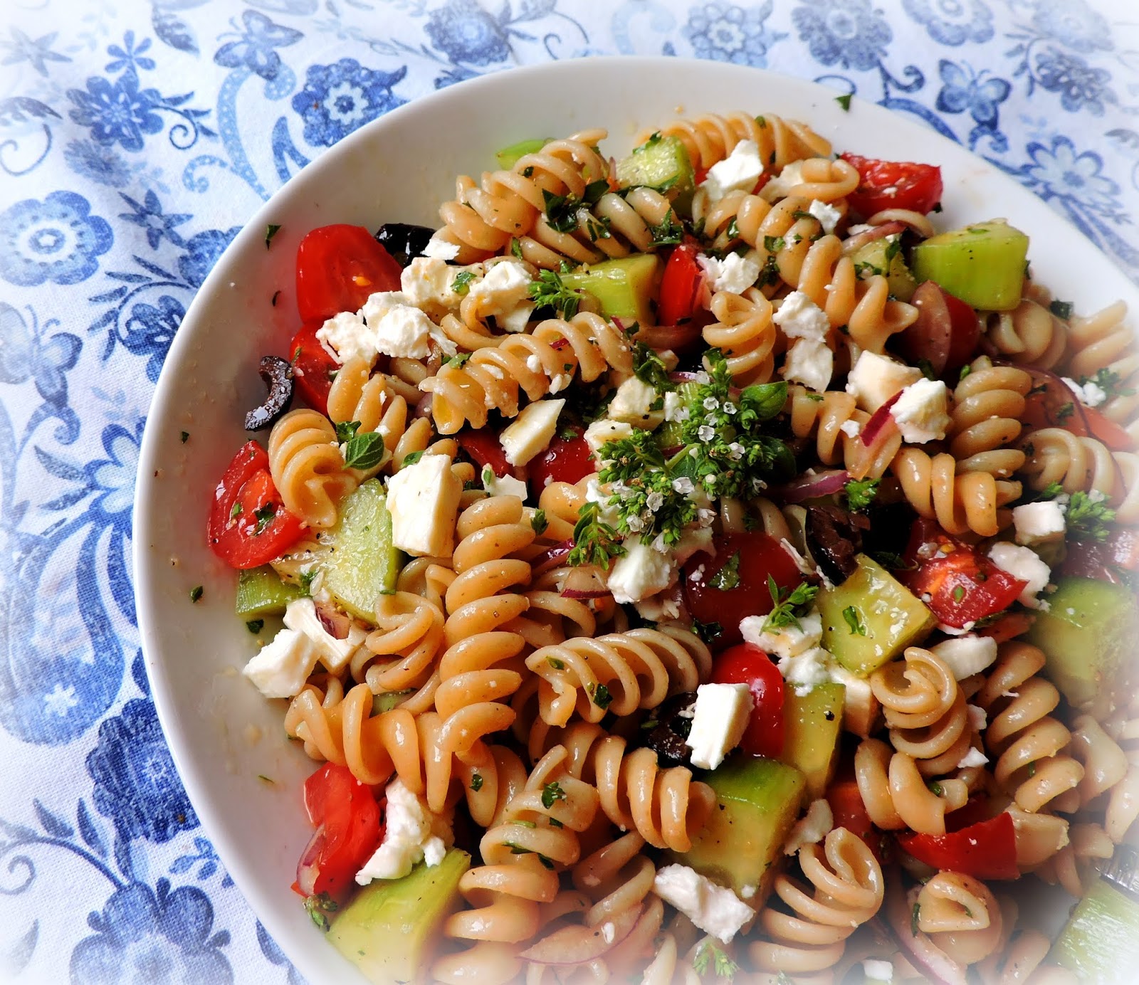 Greek Pasta Salad | The English Kitchen