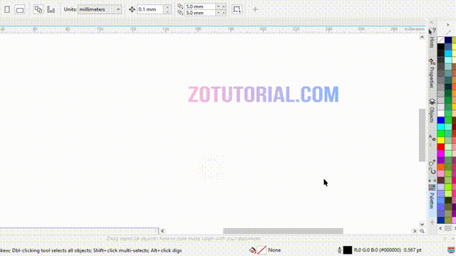 Menyisipkan Simbol Atau Karakter Khusus Di Coreldraw 2020 Zotutorial