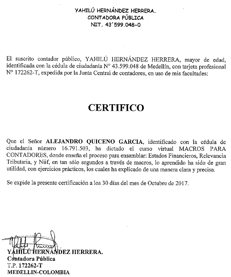 Modelo De Carta De Autorizacion Modelo De Certificacion De Contador Images
