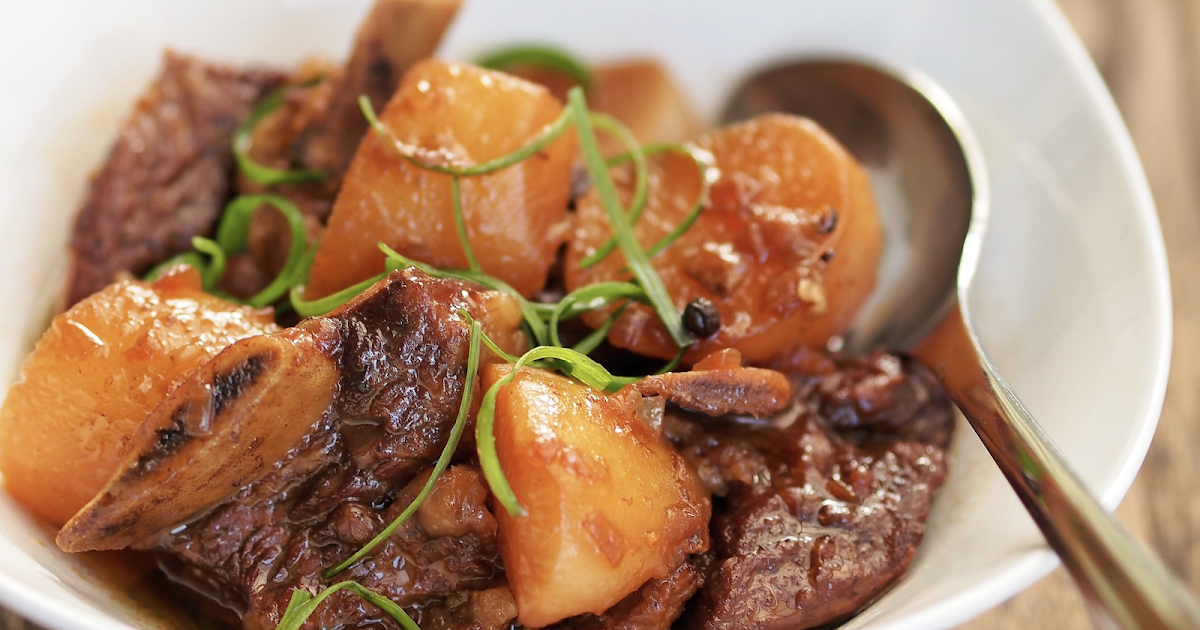 Minty's Kitchen Braised Beef Short Ribs With Daikon