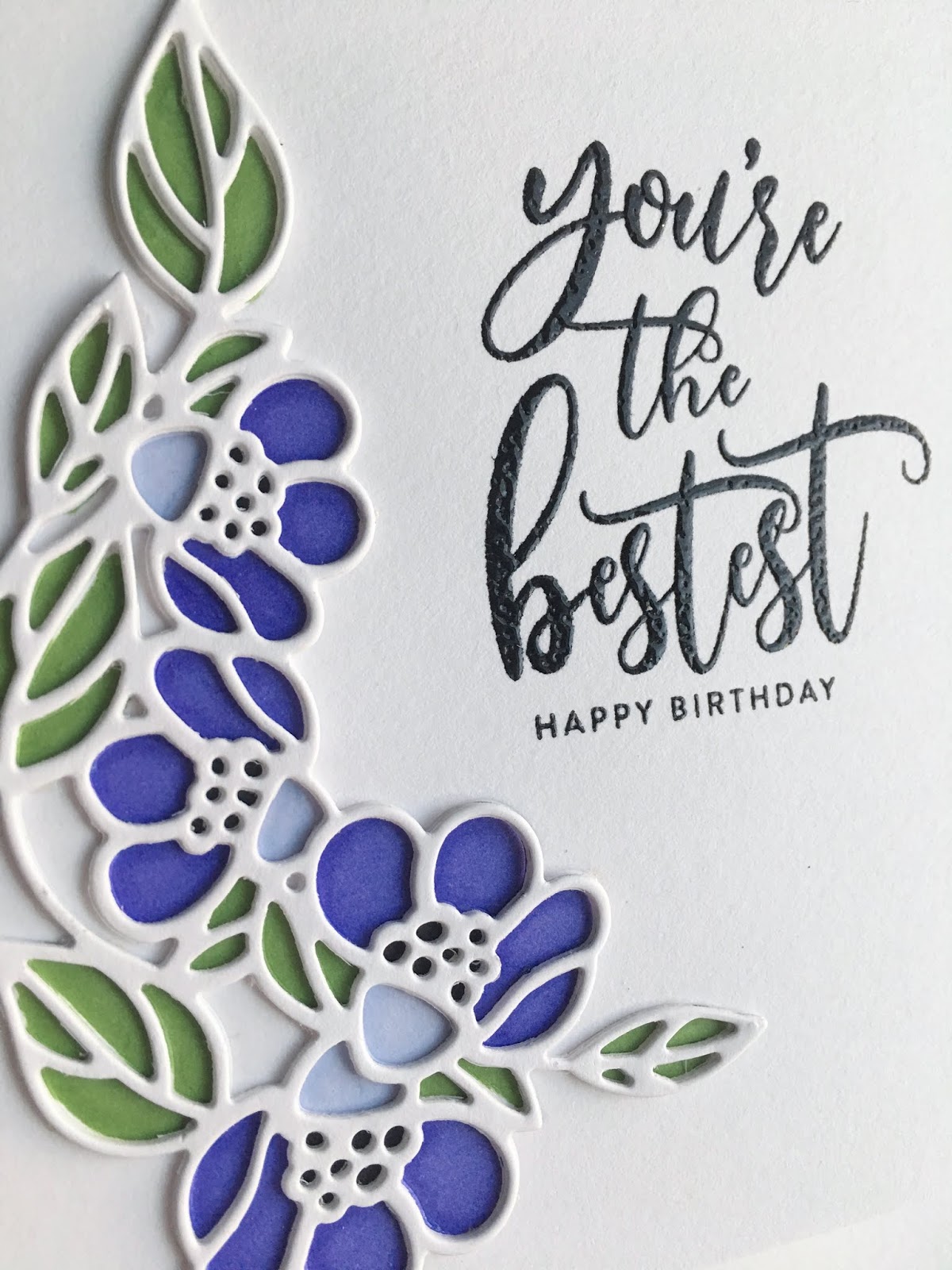 I'm in Haven Flower Cluster Birthday Cards
