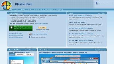 Classic Shell, OS / Shell Enhancement