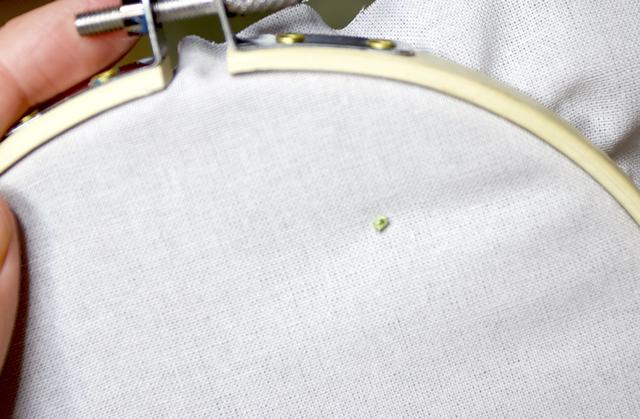 Mũi sa hạt thêu nhụy sen - Hình 4