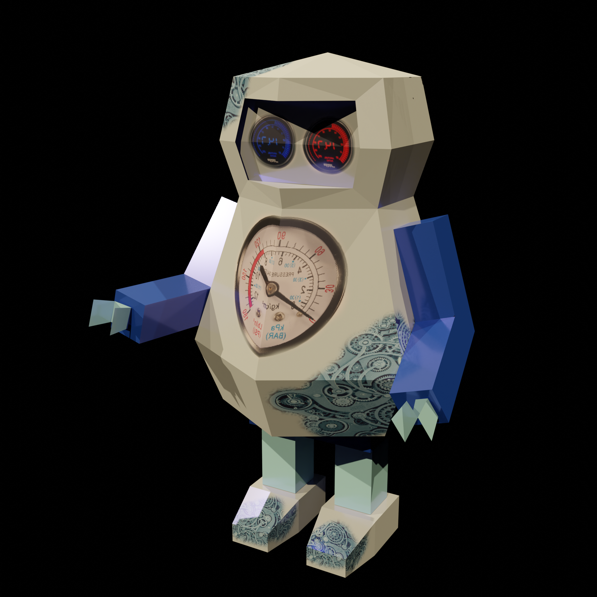 sbrb fromblender 3d to paper models