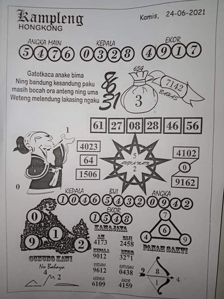 syair nyi plered hongkong kamis 24 juni 2021 SYAIR NYI