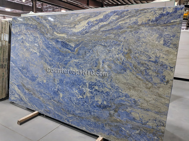 Sodalite Blue Granite Slabs for Countertops NYC