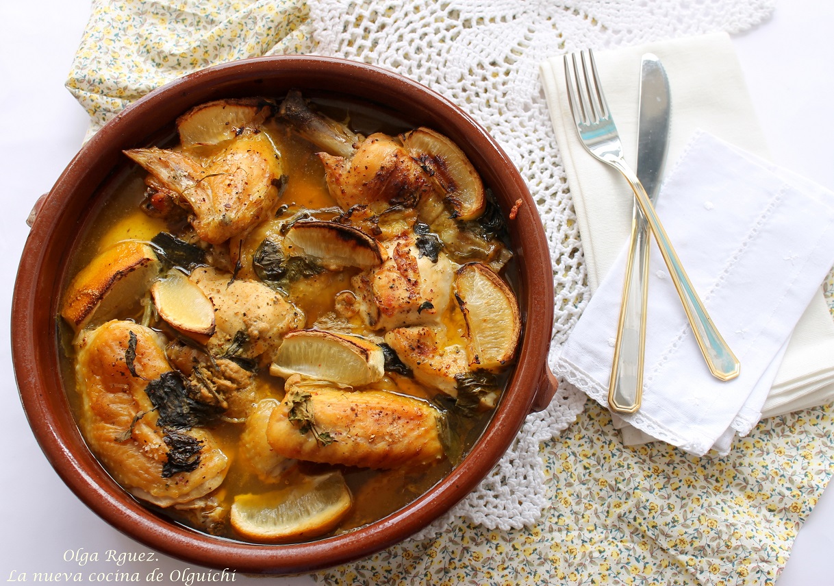 POLLO CAMPERO ASADO EN CAZUELA DE BARRO LA NUEVA COCINA DE OLGUICHI