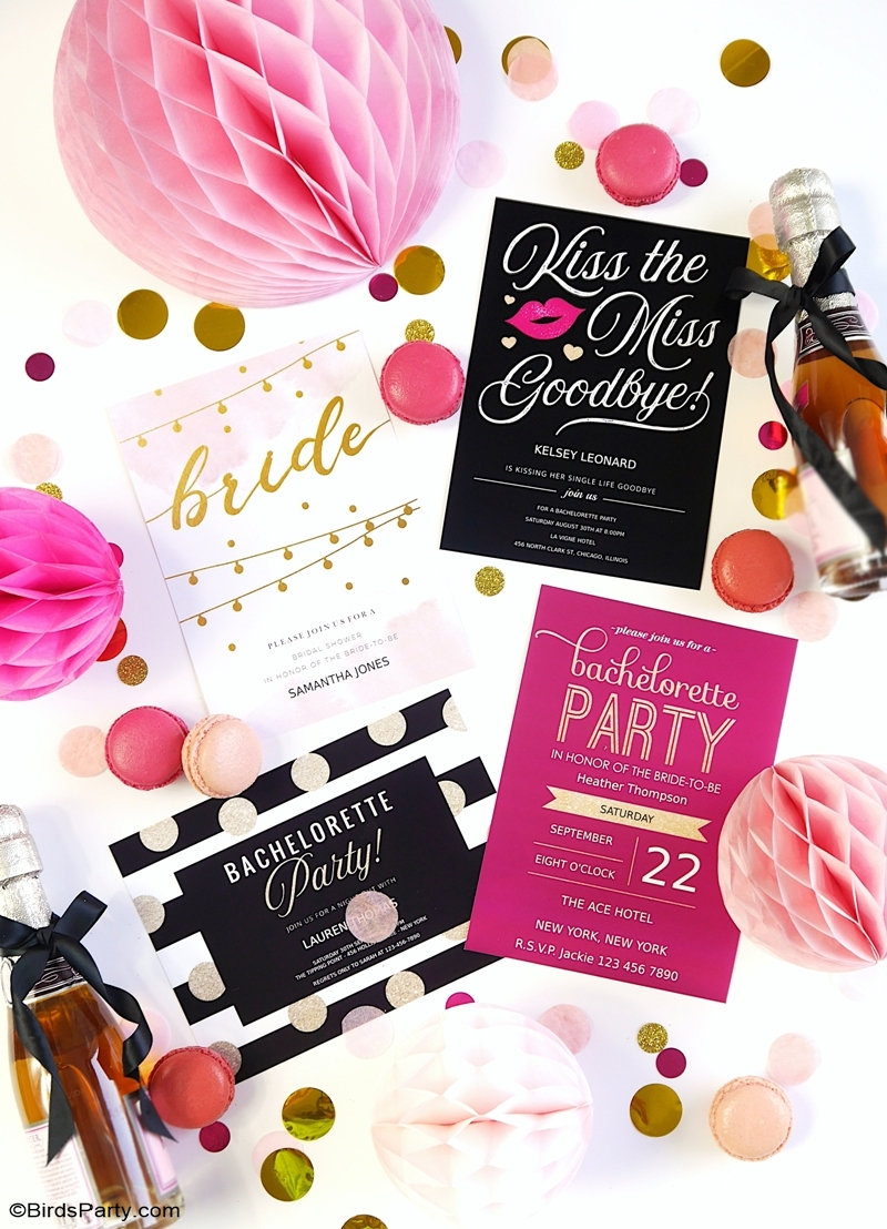 DIY Bridal Shower Stationery & Personalized Gifts - Party Ideas