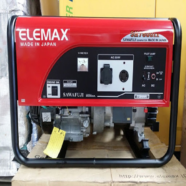 Máy Phát Điện Chạy Xăng Elemax SH5300EX 4.7KVA