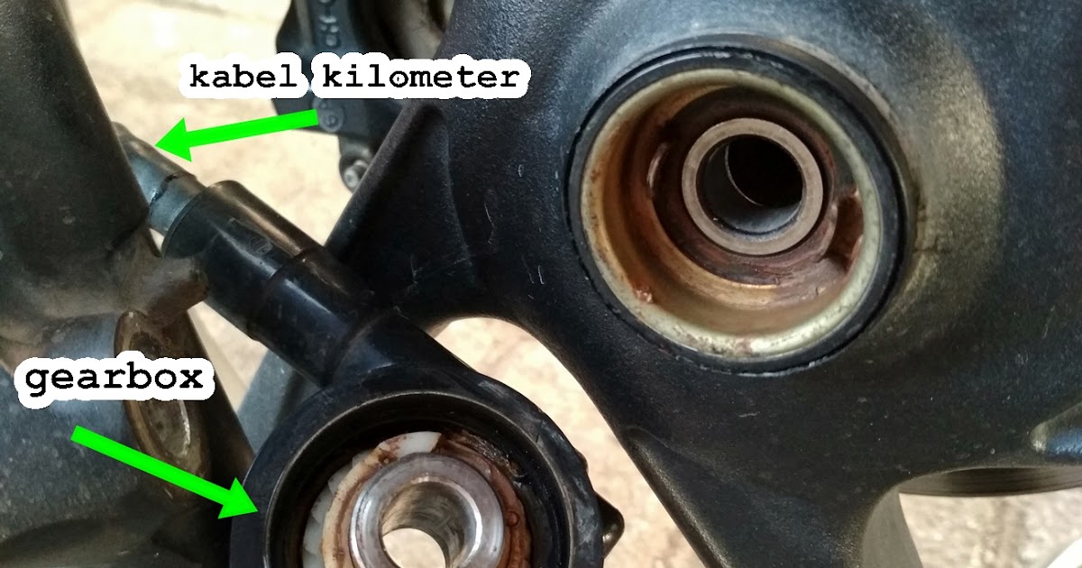 Biaya dan Cara Memperbaiki Gearbox Speedometer, Kabel Kilometer Motor