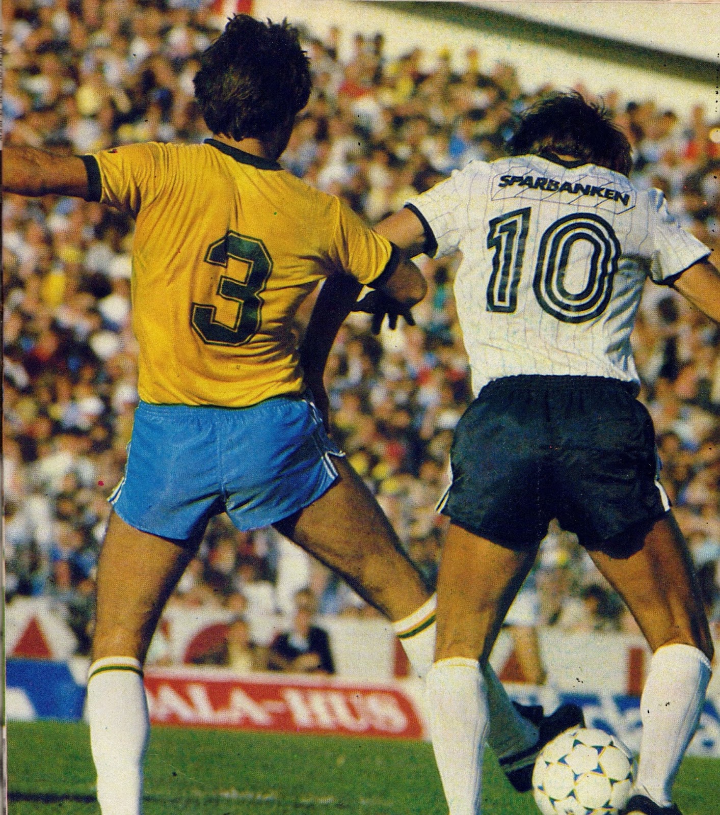 Golaço Márcio (Santos) contra a Suécia em 1983