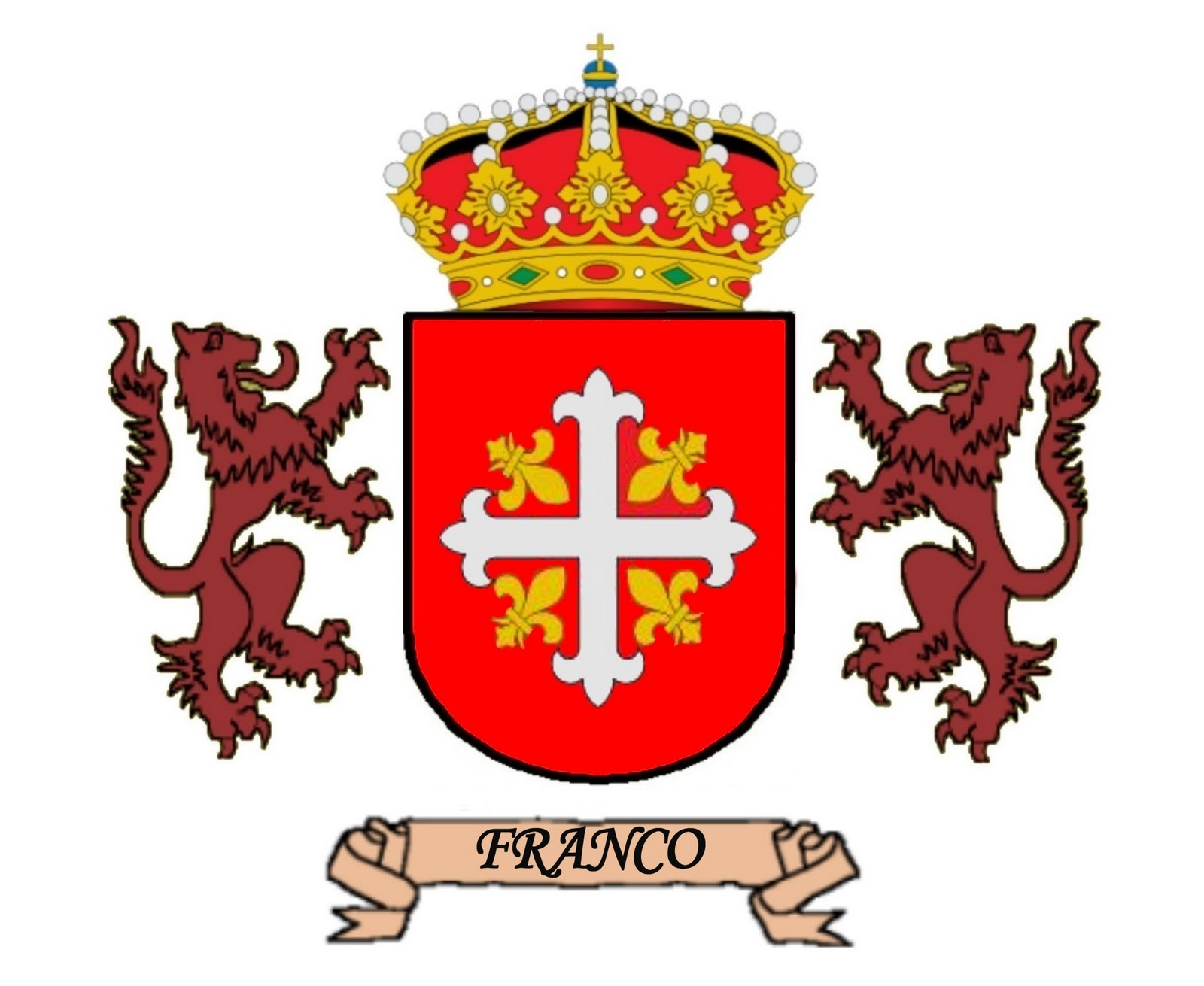 Apellidos y Escudos Franco