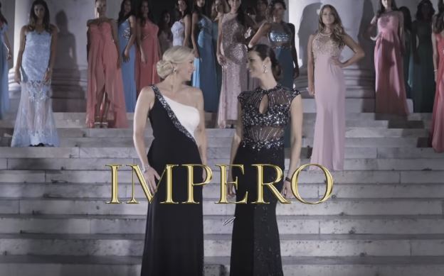 Canzone e ambientazione Pubblicità Impero Couture 2016