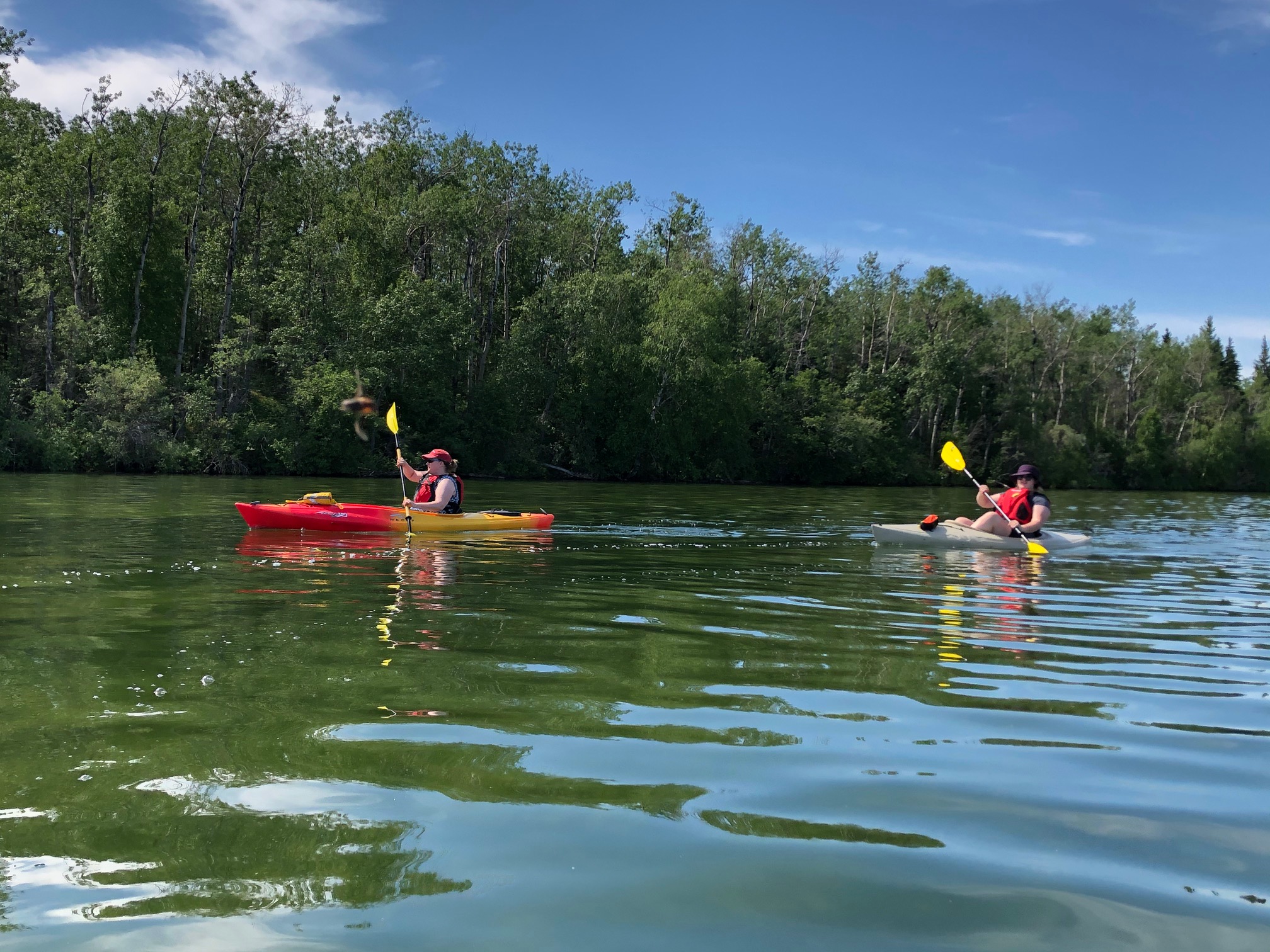 Canoeing Around Edmonton, Alberta, Canada Pierce Lake, Saskatchewan