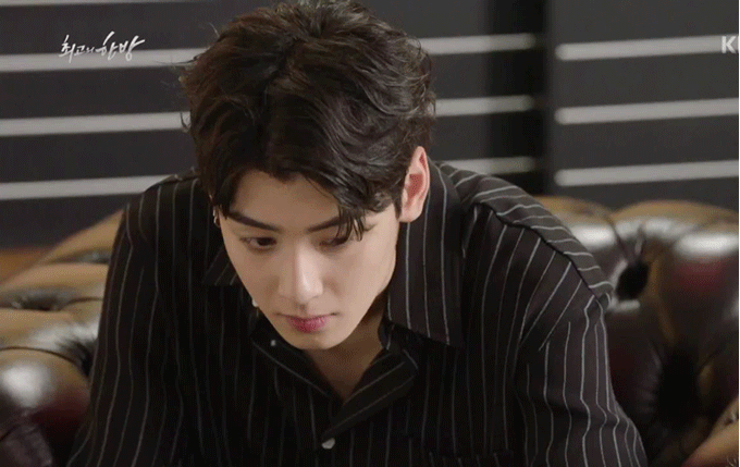 여자들이 선호 하는 나쁜남자 스타일링한 차은우.gif | 인스티즈