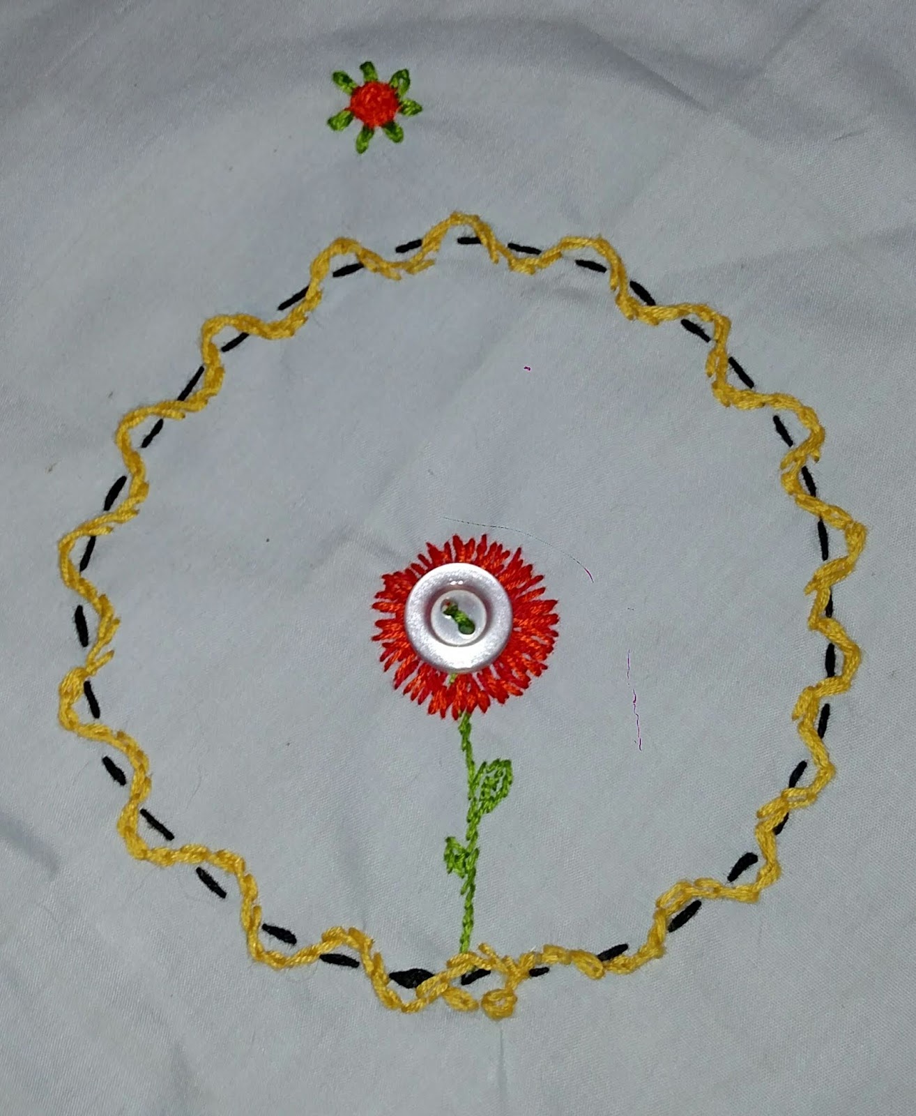 Stitching it Right How to Make a Freehand Embroidery Flower