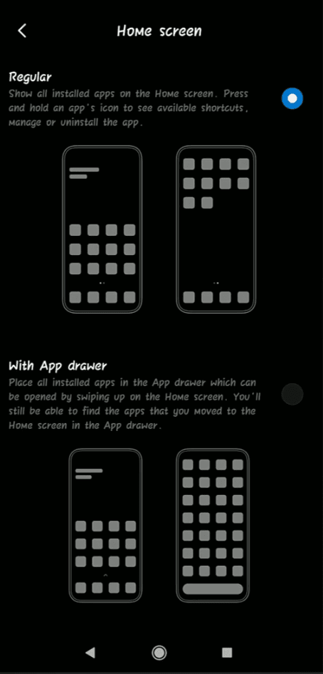 How To Enable App Drawer - MIUI 11 System Launcher - All Xiaomi Devices - Home Screen Settings Regular & App Drawer How To Enable App Drawer - MIUI 11 System Launcher - All Xiaomi Devices - Home Screen Settings Regular & App Drawer - Cursed Brains