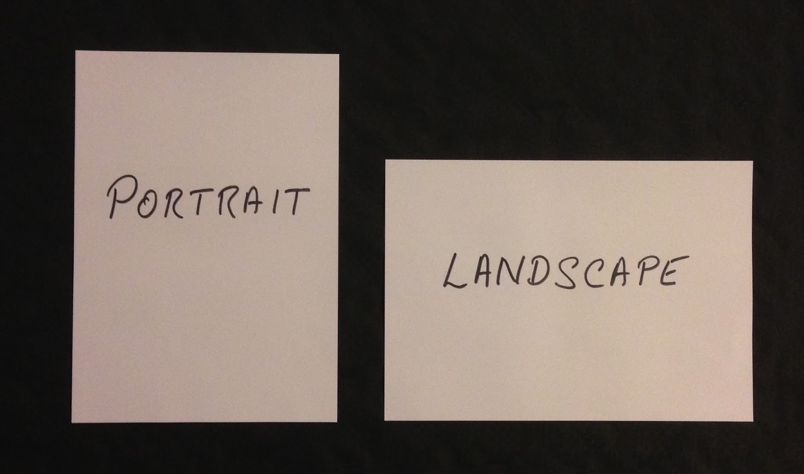 portrait vs landscape business card portrait vs landscape business card