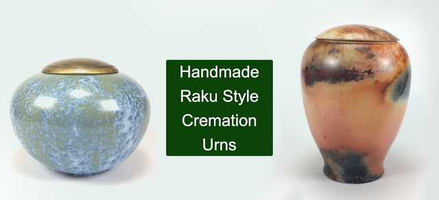 Pick an Extraordinary Remembrance: Handmade Raku Style Cremation Urns for Ashes