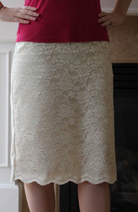 The Craft Nut: Lace Skirt