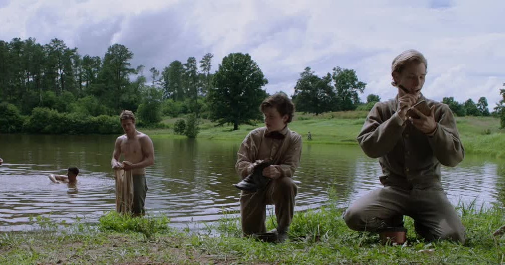 Max Lloyd-Jones & Luke Benward - Shirtless in "Field of Lo...