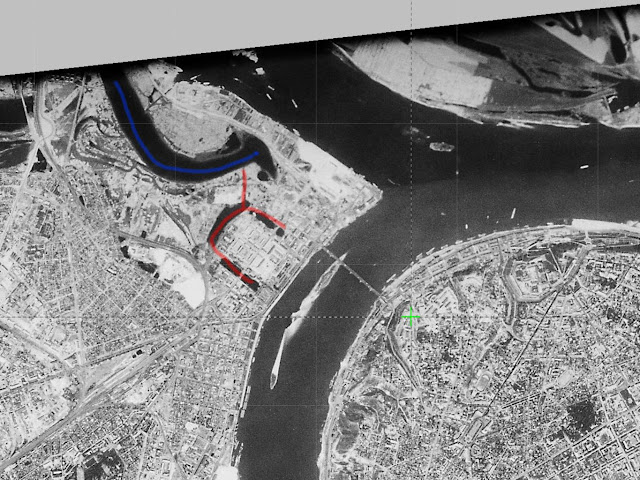 Спутниковый снимок Нижнего Новгорода 1967 года