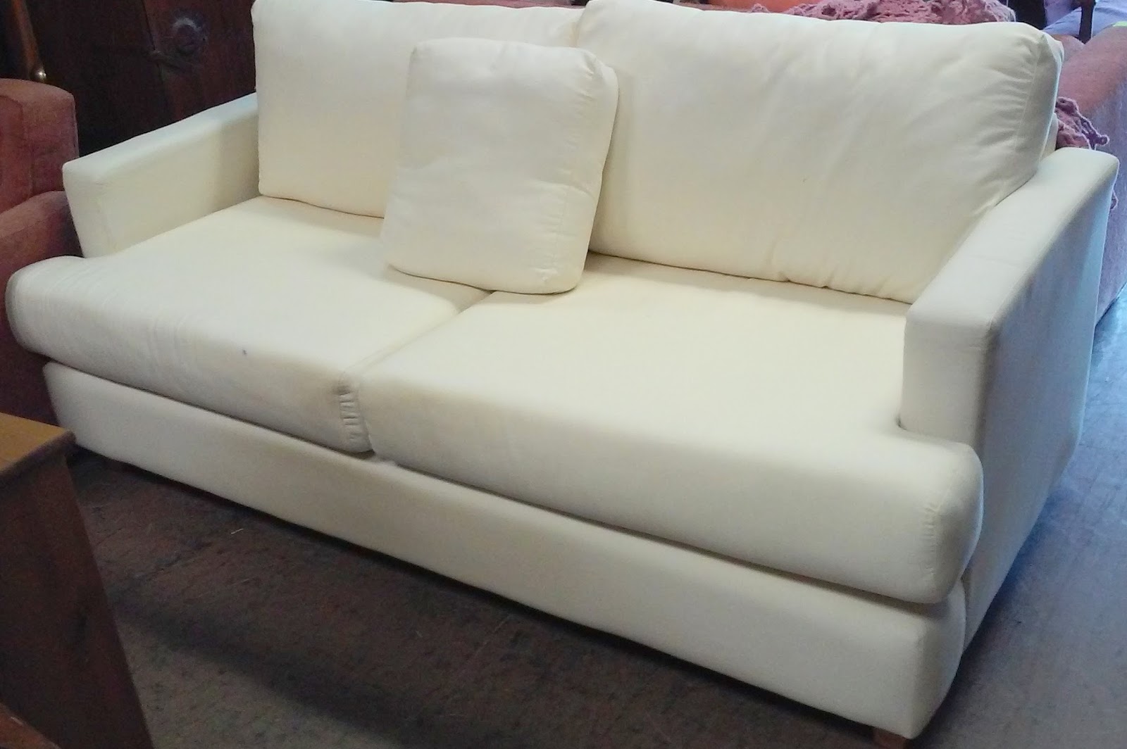 UHURU FURNITURE & COLLECTIBLES SOLD 76" Long IKEA Sofa 50