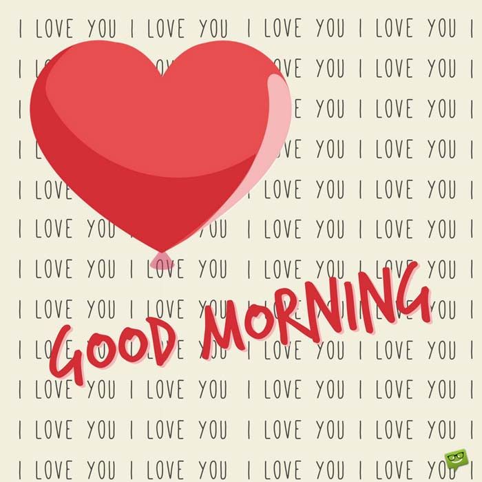 good morning sms with love