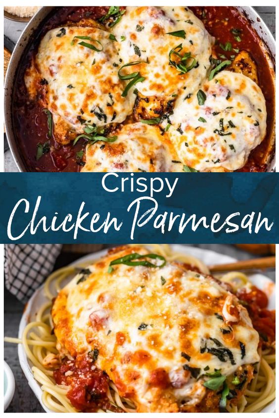 Crispy Chicken Parmesan Recipe - Yummy 5