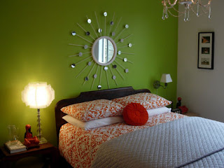 Green Lime Bedroom Wall
