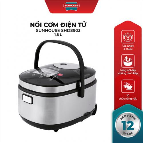 NồI Cơm Điện Tử 1.8L Sunhouse Mama SHD8903