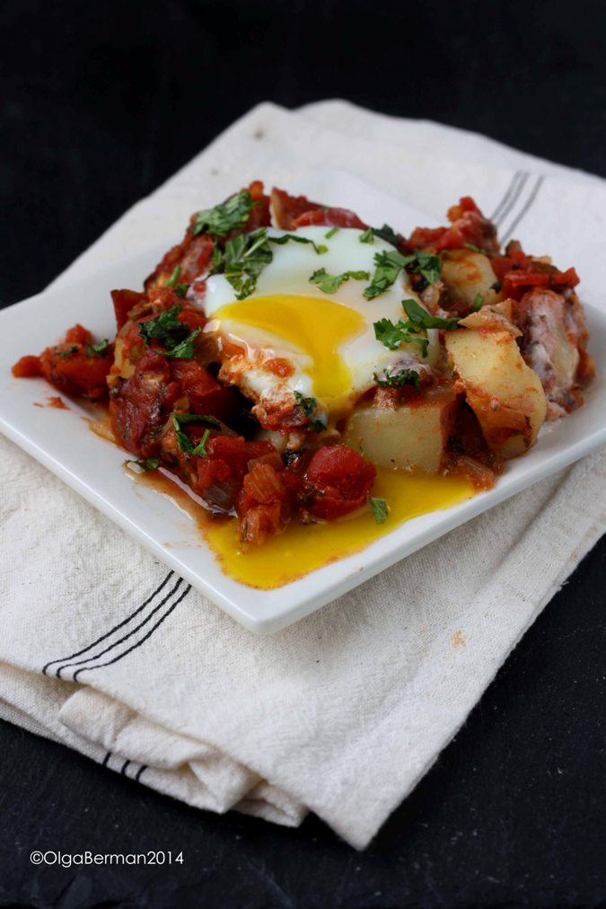Mango & Tomato: New York Times' Indian-Spiced Tomato and Egg Casserole