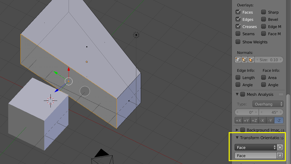Blender 2.77 : Align to Transform Orientation
