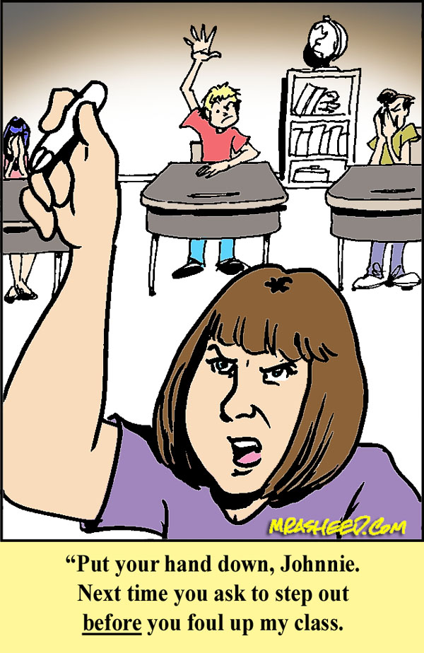 The Official site of Cartoonist M. Rasheed Daily Gag Cartoon 34