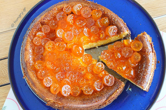 Cheesecake with Candied Kumquats