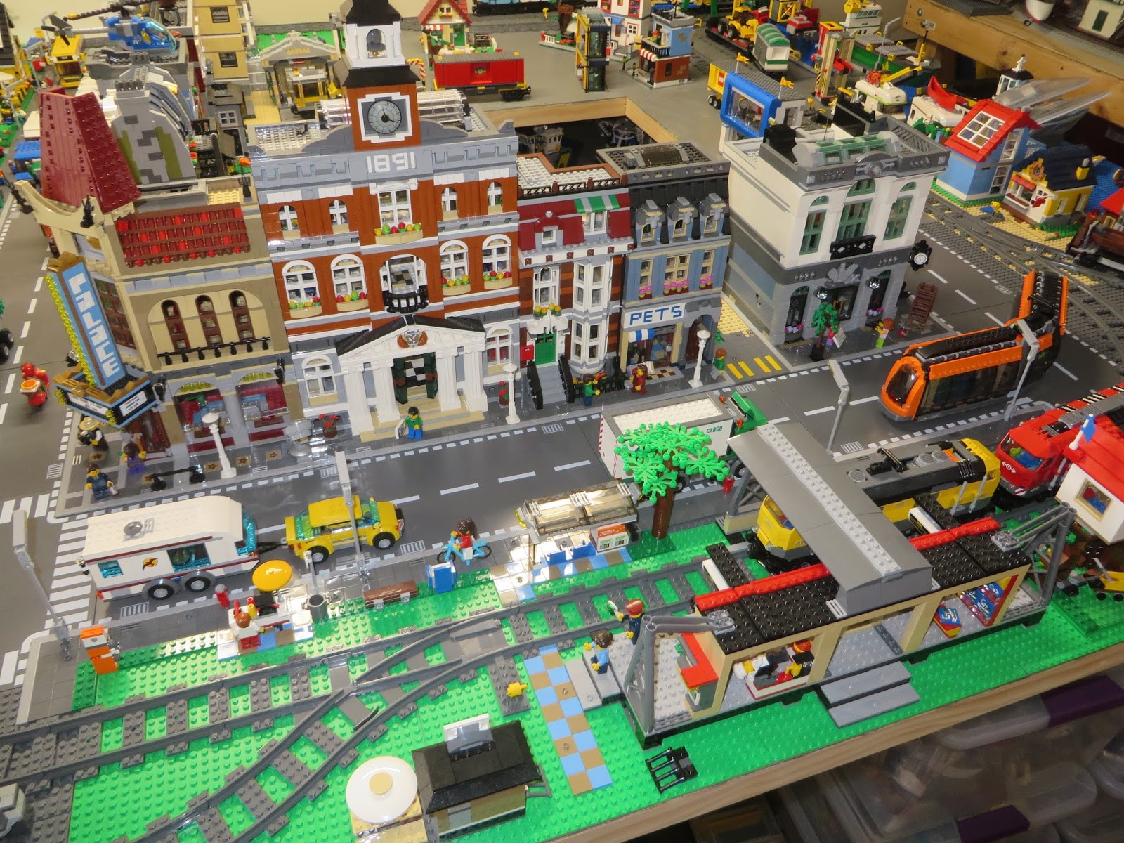 Thoughts On Blocks: Lego City Layout: May Update