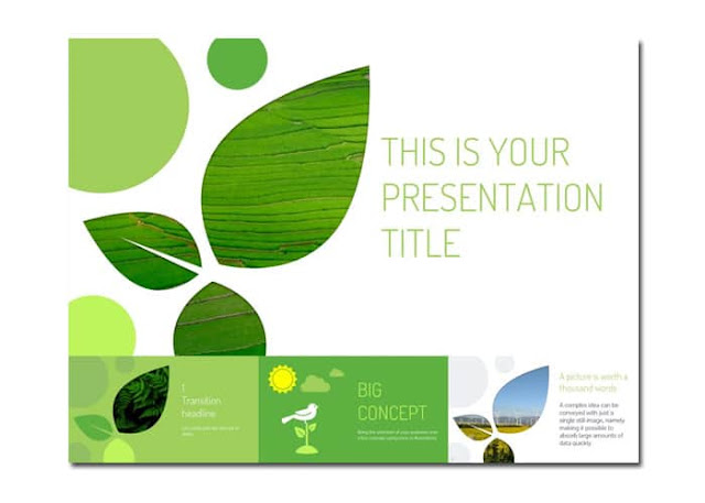 3. Mẫu Slide Powerpoint đẹp 02 - chủ đề thiên nhiên đẹp