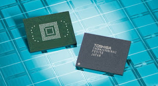 Toshiba 64 GB embedded NAND flash memory announced