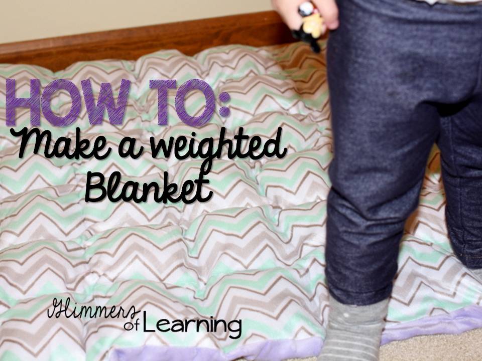 How to Make a Weighted Blanket Glimmers of Learning