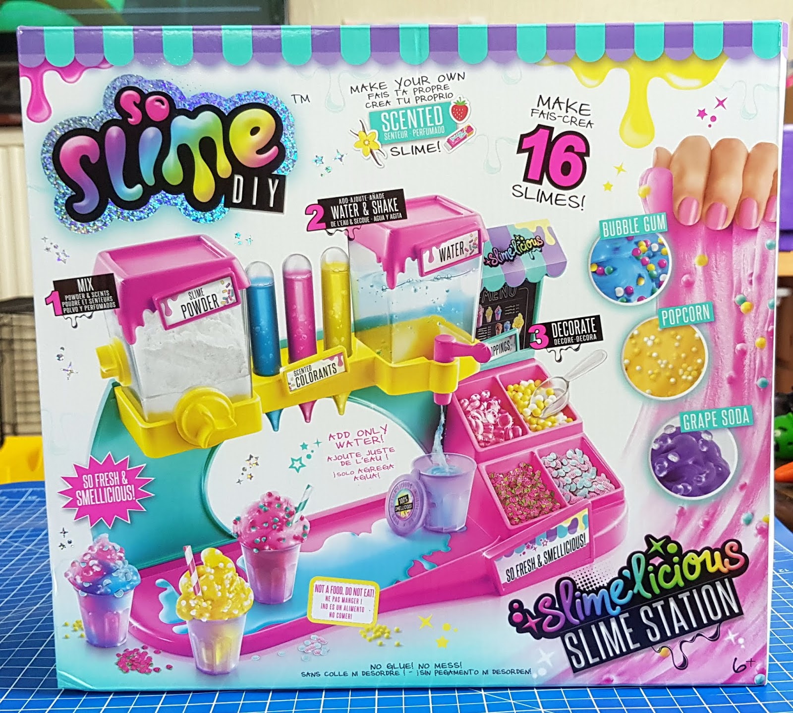 Slime'licious Caddy Storage Case Playset NEW 277069 Canal Toys So Slime DIY 
