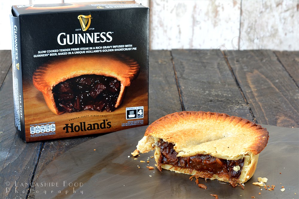 Lancashire Food : Hollands new Steak and Guinness Pie