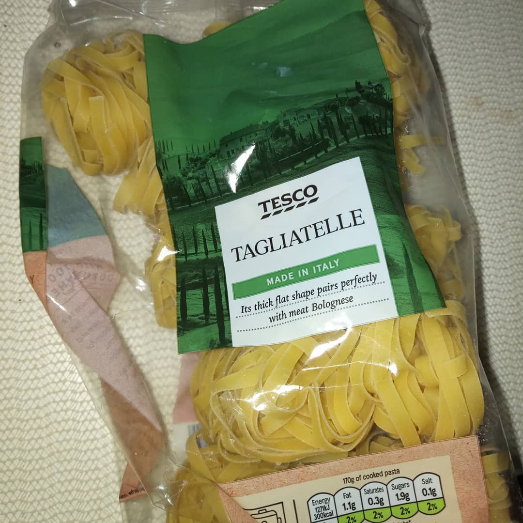 Supersupergirl's Food Reviews [Review] Tesco tagliatelle