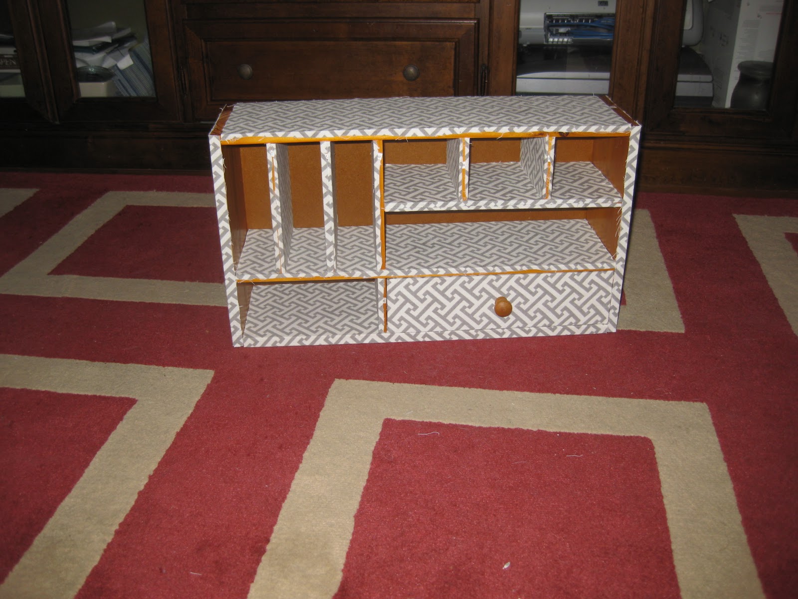 The House on Love Lane How To Make a Fabric Covered Bookshelf