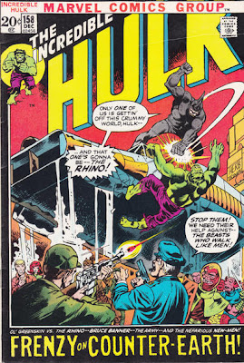 Incredible Hulk #158, the Rhino and Counter Earth
