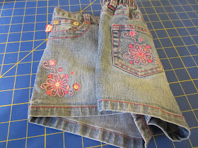 My Patchwork Quilt: RUFFLED JEANS' SKIRT