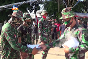 Kerja TMMD, Anggota TNI Wajib Kenakan Masker