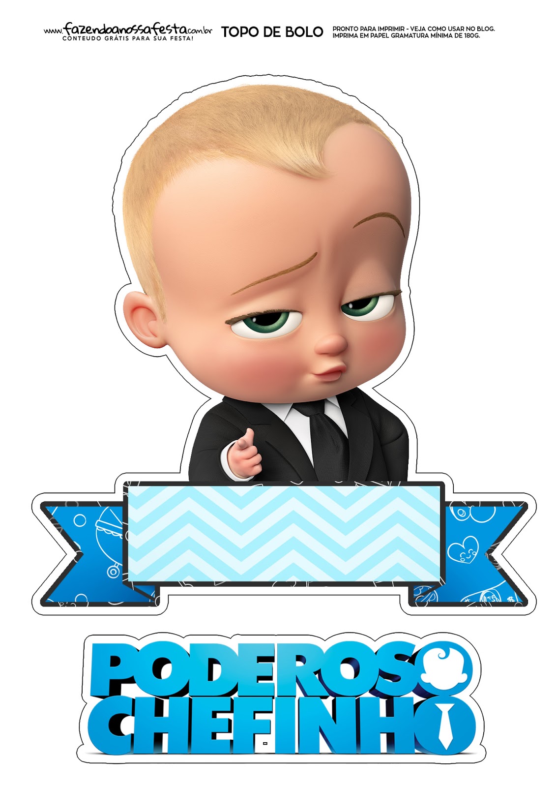 6Pcs Boss Baby Cake Topper for Gender Reveal Party, India | Ubuy